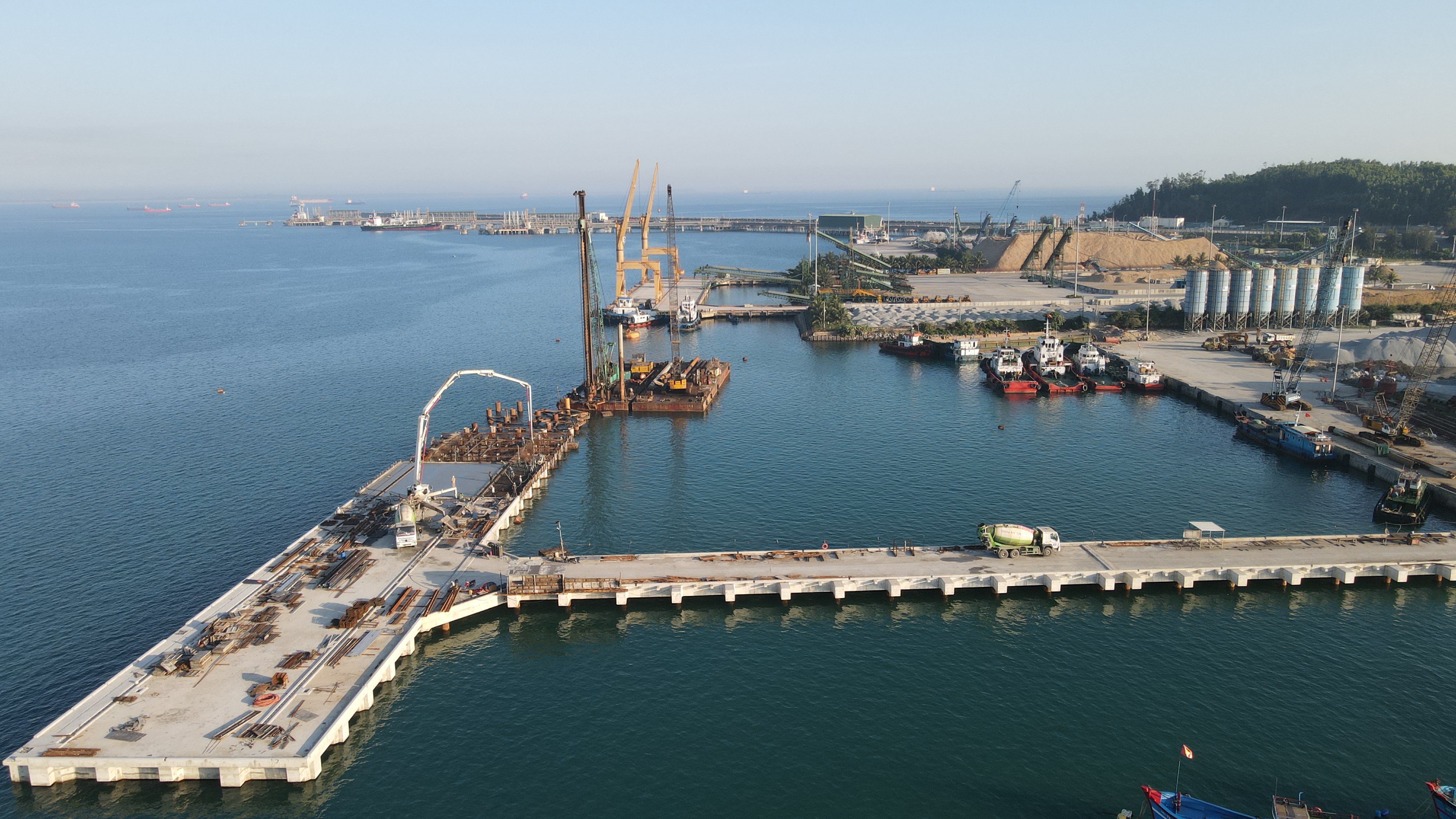 Dự Án Bến Số 3 – Khu Bến Cảng Dung Quất 1 có trọng tải cập tàu lên đến 70.000 DWT